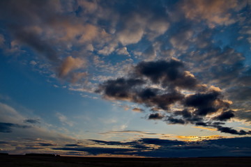 Kazakhstan. Endless steppes, going beyond the horizon, every day allow you to watch such beauty.