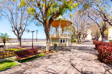 Constitution square in La Orotava, Tenerife, Canary islands, Spain