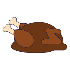 Obraz premium Chicken roasted food