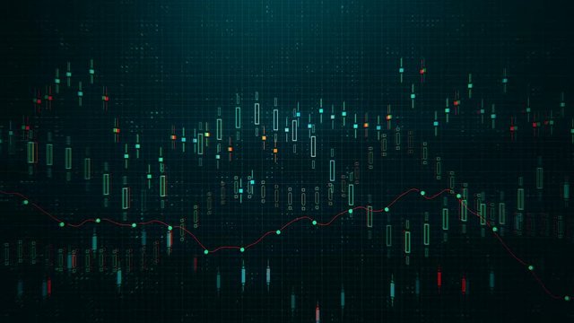 Creative 4K forex animation