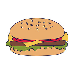 hamburger fast food