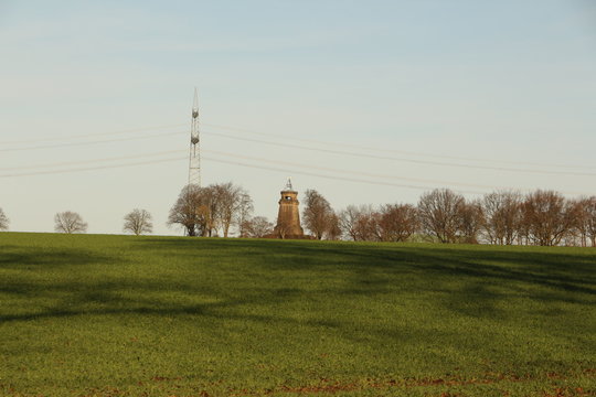 Blick auf den Bismarckturm in Fröndenberg