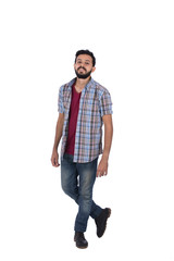 Fototapeta premium Standing in moving pose