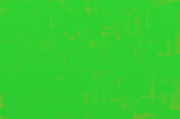 green oil painting on the wall background