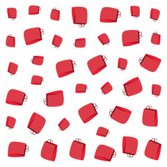 red shopping paper bags background