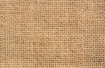 Jute burlap canvas brown texture. Background for text and picture.