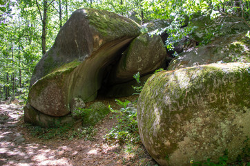 Naklejka premium Rochers du Sidobre