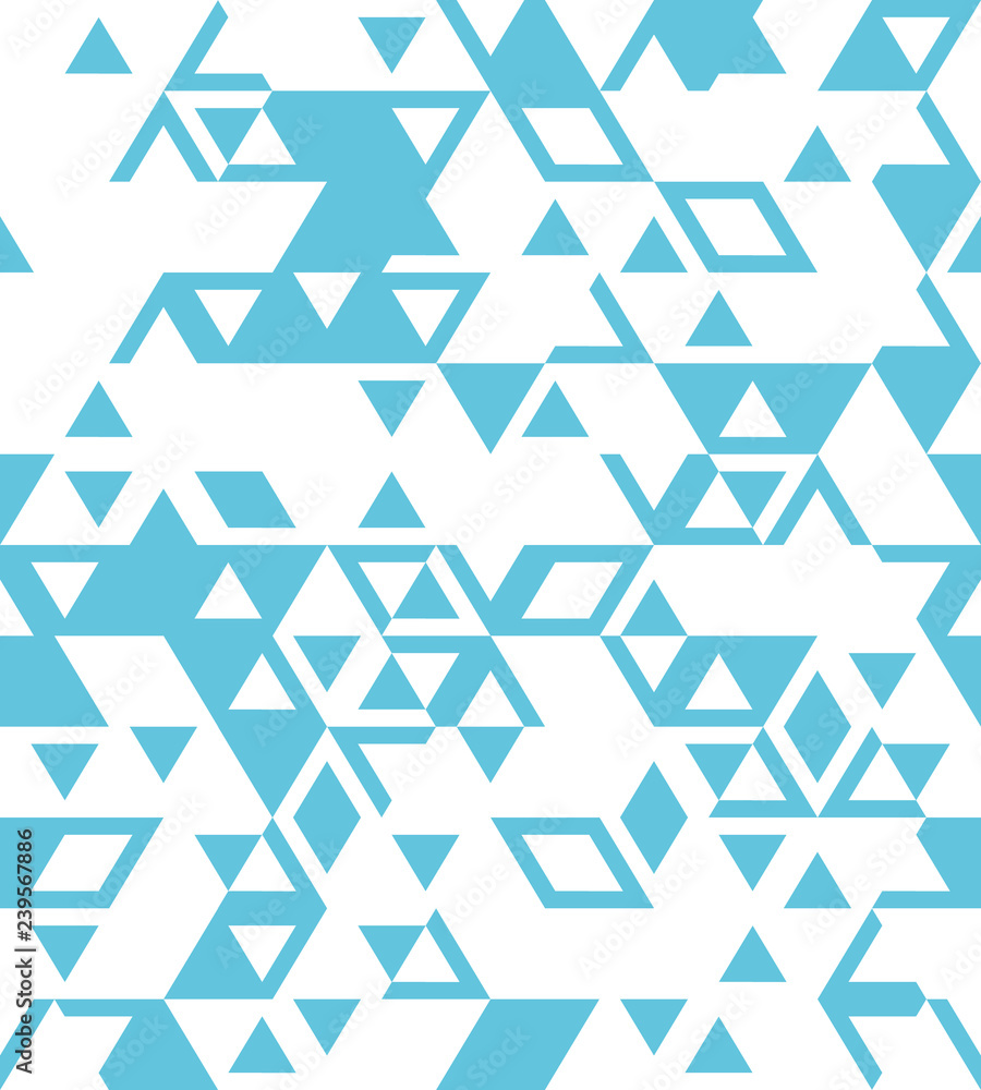 Poster seamless pattern of triangles. pattern for your textiles and print design.