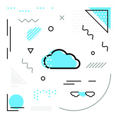 Cloud Vector Background