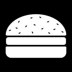 Vector illustration of burger icon - Vector