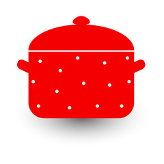 Pan. Vector illustration, flat style. - Vector