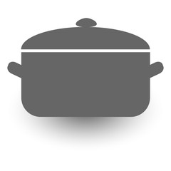 Vector illustration of pan icon, flat style - Vector