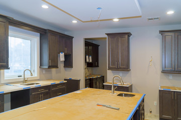 Home Improvement Kitchen Remodel view installed in a new kitchen