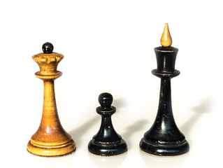 the opposite chess pieces