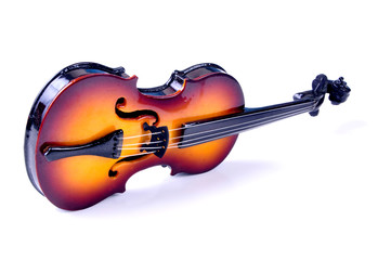Violin, isolated on white.
