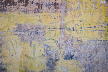 Light yellow rough stucco background wall texture