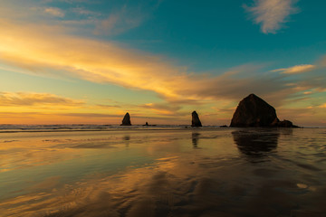Haystack Rock Sunset