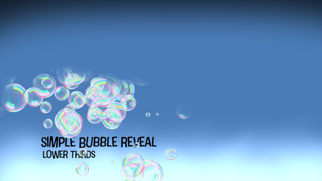 Bubble Reveal Lower Thirds