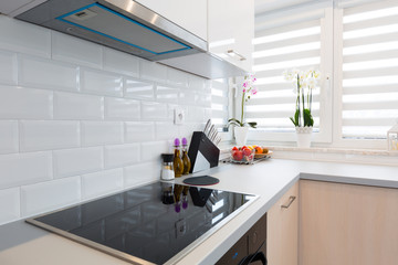 Modern kitchen interior in the house