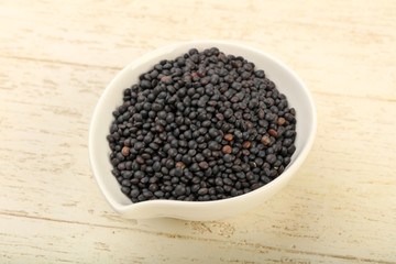 Black lentils