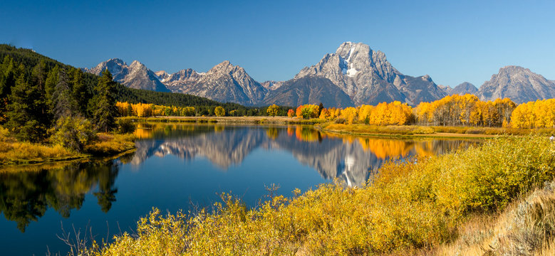 Autumn at Oxbow Bend, Teton NP, WY