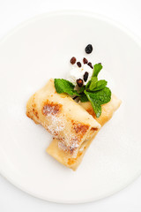 pancakes with cottage cheese and raisins