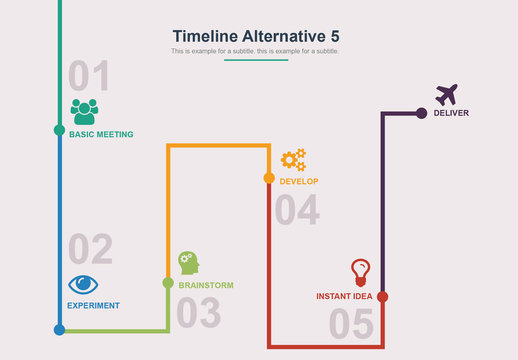 Delivery Timeline Infographic Layout