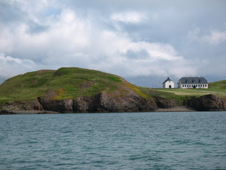 Videy Island - view from Faxa Bay (Reykjavik, Iceland)
