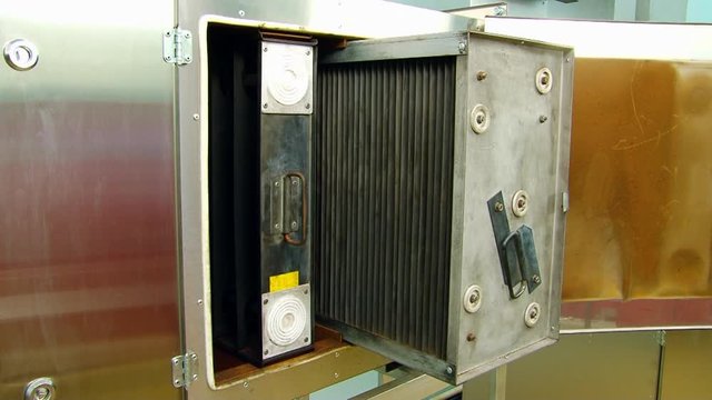 Cartridge of filter ventilation systems and air purification.