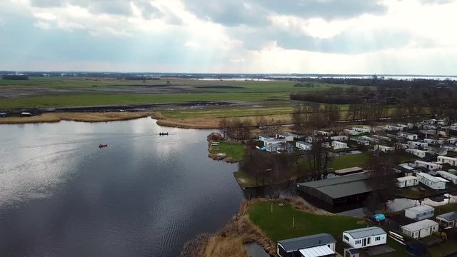 "Litte Venedig of Netherlands" Drone Areal "River Town"
