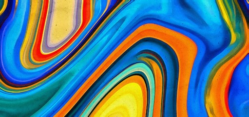 Abstract marble texture background. Crazy colors design. Bright creative art.