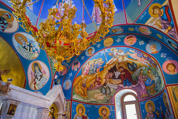 Ceiling of typical Christian Orthodox church