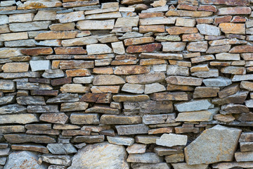 Detail of Medieval stone wall, background