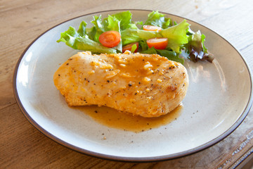 Chicken Dinner with Salad