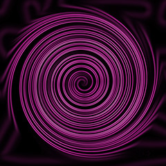 Spiral circle swirl effect pink