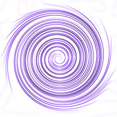 Spiral circle swirl effect purple