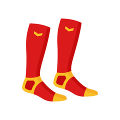 Football and Basketball Socks. Vector illustration. EPS 10.