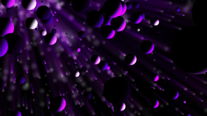 Abstract 3d rendering of chaotic low poly particles. Intricate data threads plot. Visual information complexity. 3D rendering.