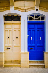 Twin vintage doors