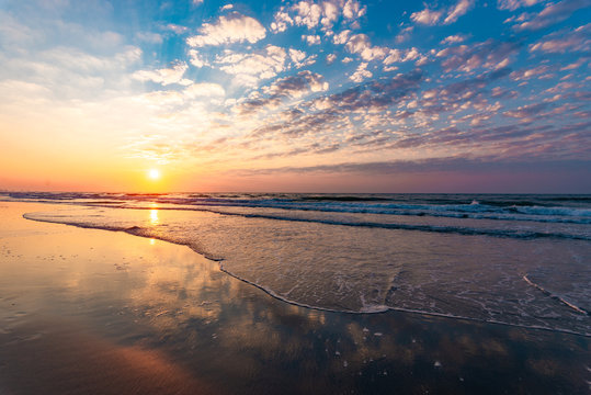 Ocean Sunrise Colors