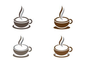 Coffee cup Logo Template vector icon design