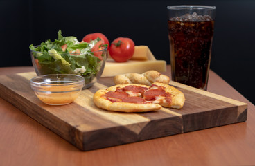 Pizza and Salad 3