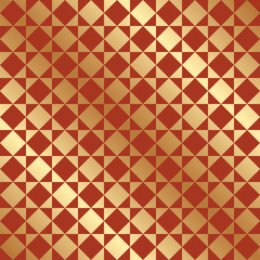 Fototapeta premium Seamless Christmas geometric wrapping paper pattern. Christmas pattern background.