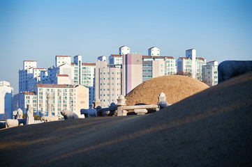 Uireung Royal Tombs of the Joseon Dynasty located in Seoul, Korea.