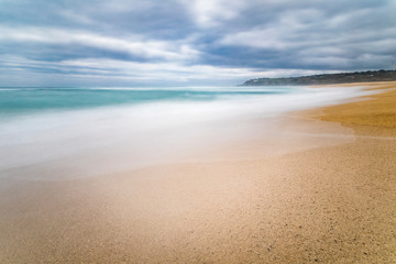 Tunquen Beach in Valparaiso region and close to Algarrobo, an awesome and wild beach with a lot of wildlife because of it wetlands and turquoise waters that make it an idyllic travel destination