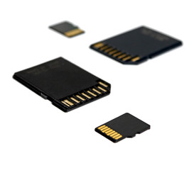Micro SD adapter and card