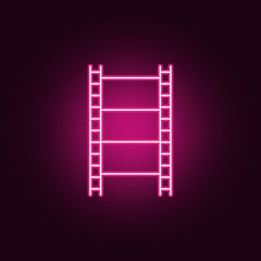 film icon. Elements of Cinema in neon style icons. Simple icon for websites, web design, mobile app, info graphics