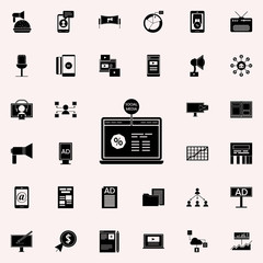 social promotion icon. Digital Marketing icons universal set for web and mobile