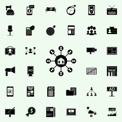 affiliate marketing icon. Digital Marketing icons universal set for web and mobile