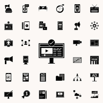 subscription icon. Digital Marketing icons universal set for web and mobile